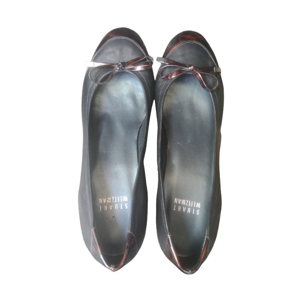 Stuart Weitzman Round Toe And Round Block Heels S… - image 1